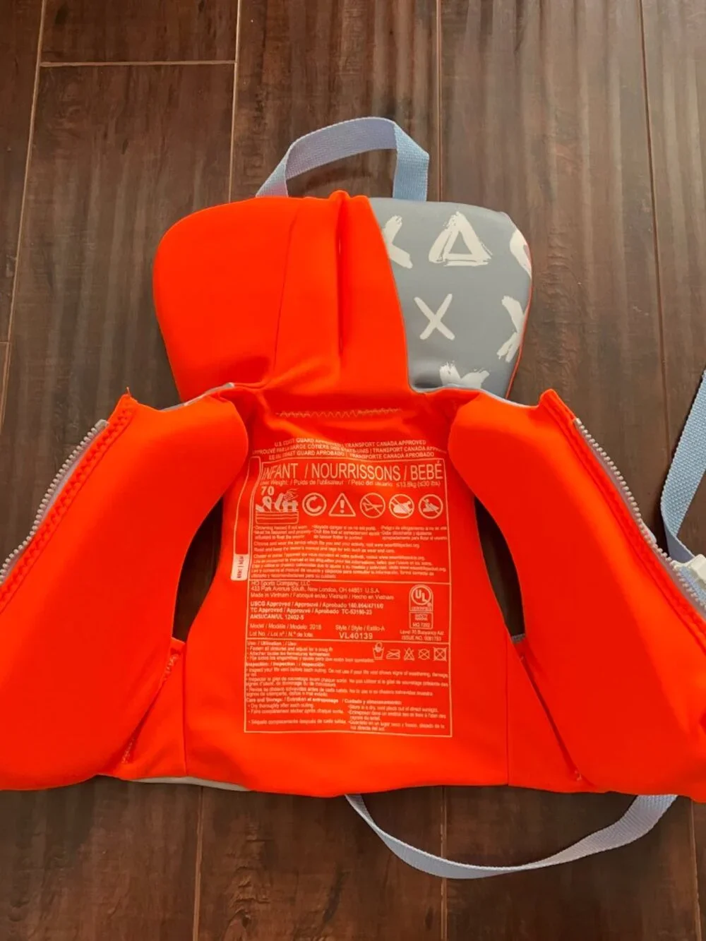 NWT Hyperlite Infant & Toddler Life Vest